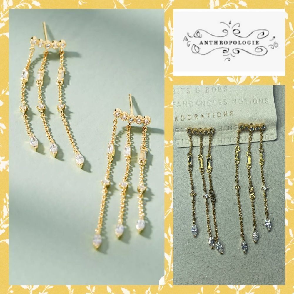 Anthropologie Lita Chandelier Earrings